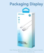 Vention USB-A 2.0 > USB-C - 1.0m