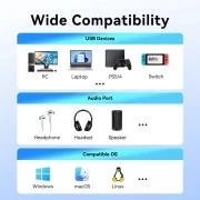 Vention звукова карта USB > 3.5mm 4-pin