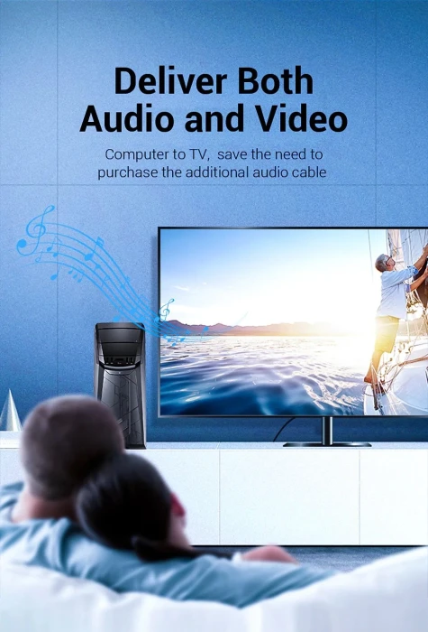 Vention DisplayPort > HDMI 4K - 3.0m