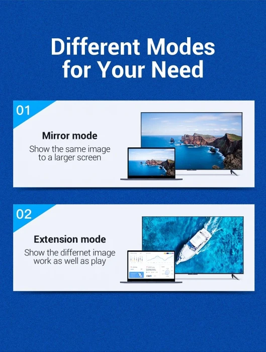 Vention DisplayPort > HDMI 4K - 3.0m