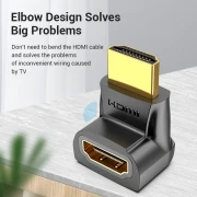 Vention Преходник ъглов HDMI 2.0 4K