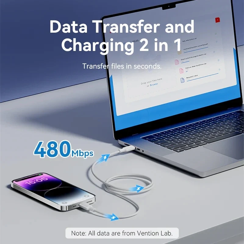 Vention USB 2.0 Type-C > Lightning 1.0m