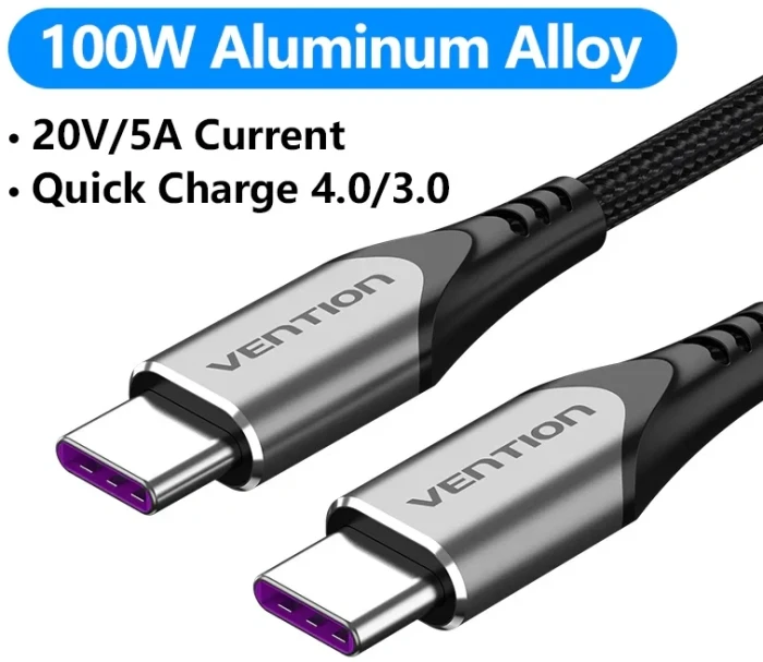 Vention USB-C 2.0 100W - 1.0m