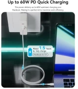 Vention USB-C 2.0 White - 1m