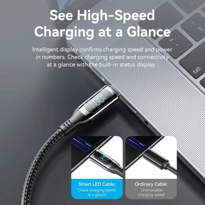 Vention кабел USB2.0 Type-C/Type-C 100W 1.2m - TAYBAV