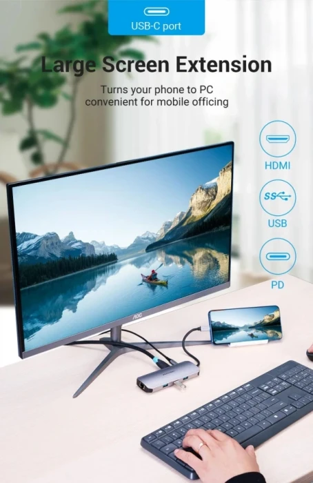 Vention TOLHB 9in1 USB-C