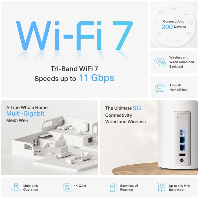 TP-Link Deco BE65 Pro BE9300 (3-pack)