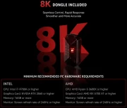 VXE MAD R 8K Wireless White