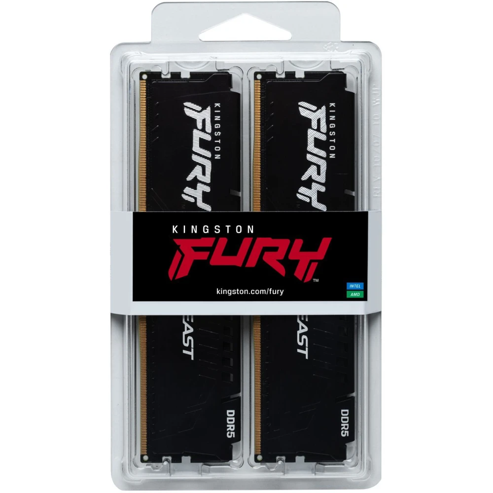 Kingston FURY Beast Black 16GB(2x8GB) DDR5 5200MHz CL40