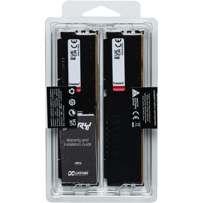 Kingston FURY Beast Black 32GB (2x16GB) DDR5 6000MT/s CL36