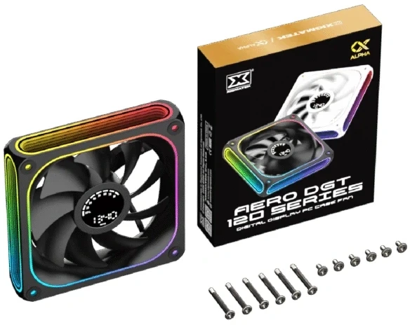 Xigmatek AERO DGT 120 - Digital Black