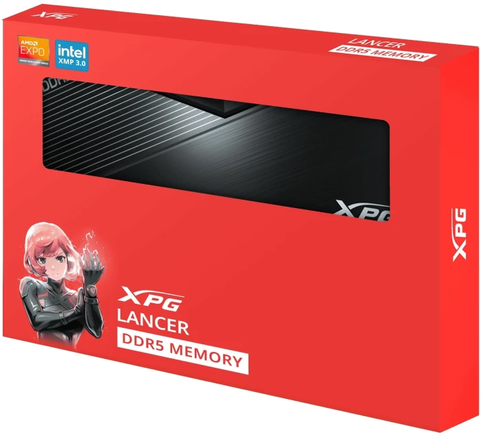 64GB (2x32) DDR5-6000 CL30 XPG LANCER BLACK EXPO & XMP