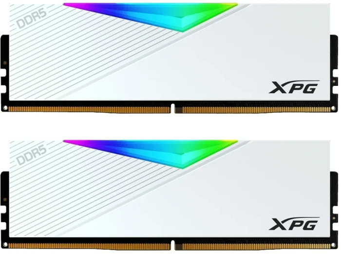 64GB (2x32) DDR5-6000 CL30 XPG LANCER RGB WHITE EXPO & XMP