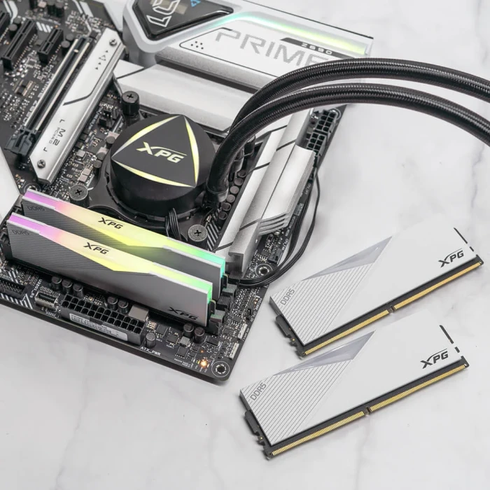 64GB (2x32) DDR5-6000 CL30 XPG LANCER RGB WHITE EXPO & XMP
