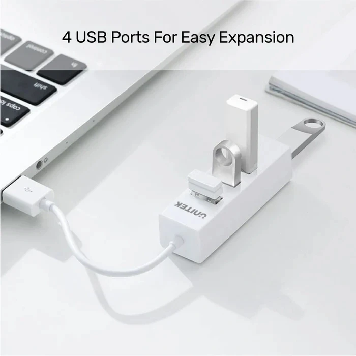 Unitek USB 2.0 HUB 4 port White - Y-2146
