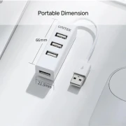 Unitek USB 2.0 HUB 4 port White - Y-2146