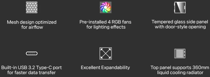 Zalman I3 NEO V2 Fixed RGB - Black
