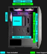 Zalman N7 PLUS Fixed LED