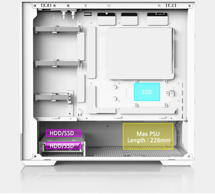 Zalman P30 AIR White