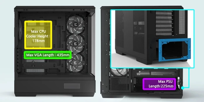 Zalman P50 DS - Black