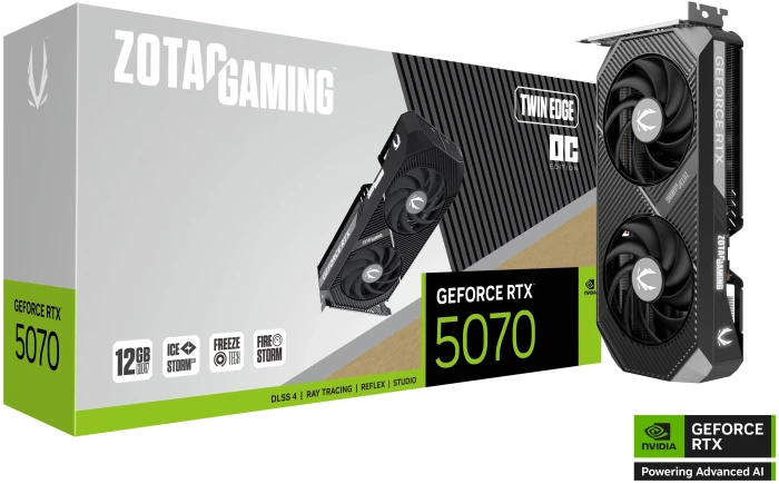 ZOTAC RTX 5070 12GB Twin Edge OC