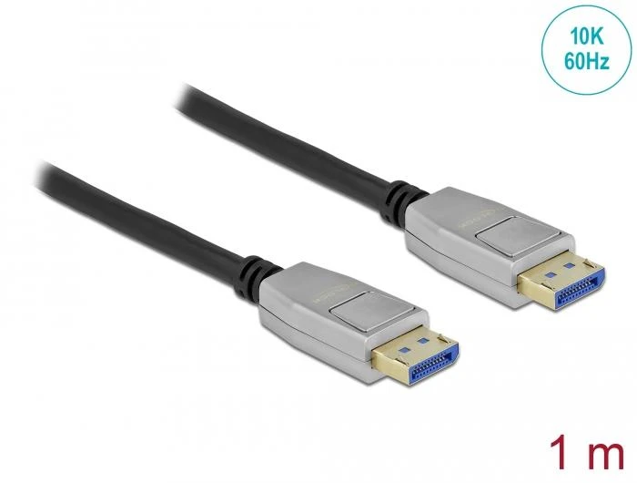 Кабел Delock DisplayPort 2.0 мъжко - DisplayPort мъжко, 1.0м, 10K