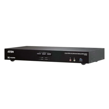 KVM превключвател ATEN CS1842-AT-G, 2 порта USB 3.0, За 2 HDMI монитора
