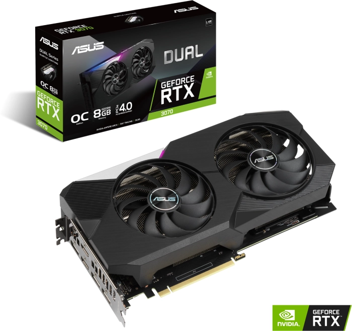 ASUS Dual GeForce RTX 3070 V2 OC Edition 8GB GDDR6