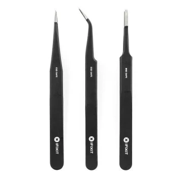 iFixit Precision Tweezer Set Pro (3 Precision Tweezers)