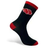 Чорапи ABYSTYLE NARUTO SHIPPUDEN Socks Akatsuki, Черен/Червен