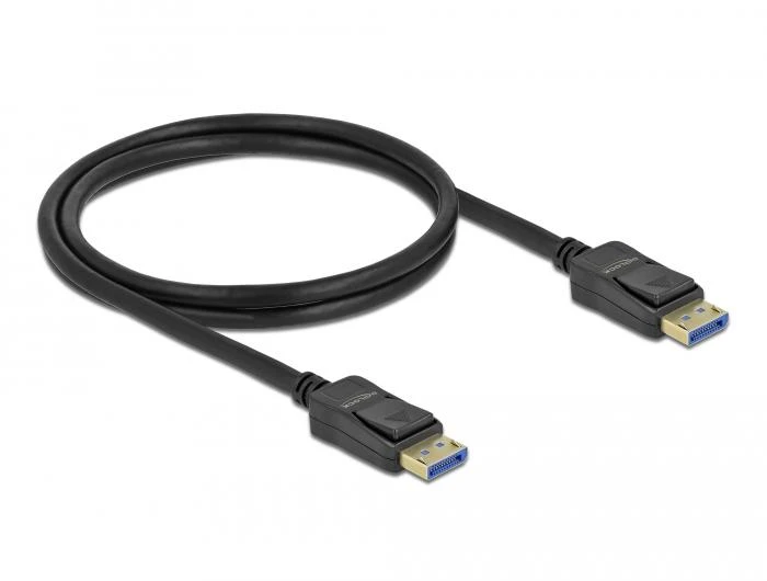 Кабел Delock DisplayPort 2.0 мъжко - DisplayPort мъжко, 1.0м, 10K