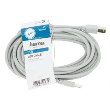 Кабел HAMA 200902 USB-A мъжко - USB-B мъжко, 5 м