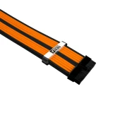 1stPlayer комплект удължителни кабели Custom Modding Cable Kit Black/Orange - ATX24P, EPS, PCI-e - BOR-001