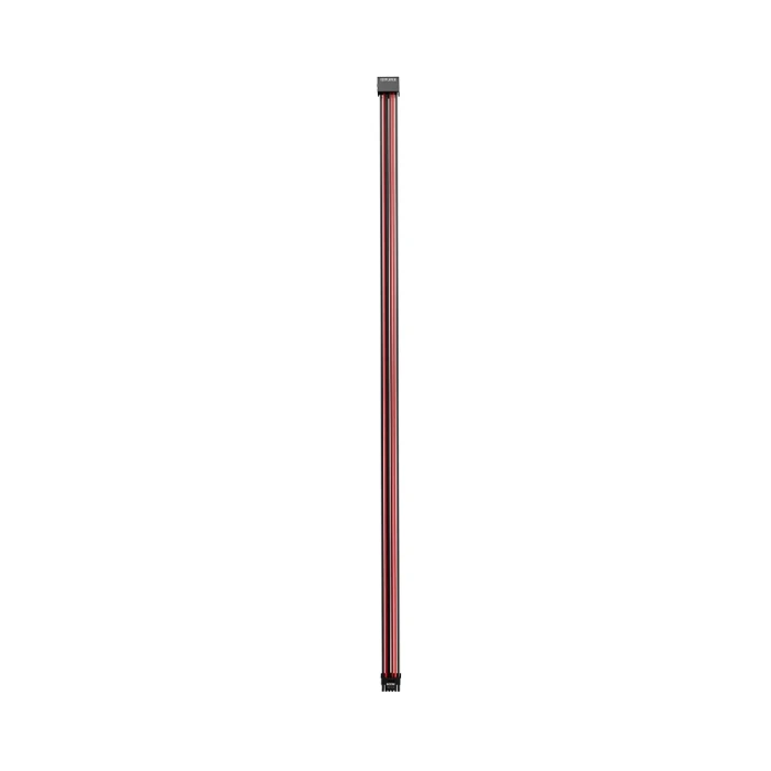 1stPlayer модулен кабел Custom Sleeved Modding Cable Black/Red - PCIe 5.0 12VHPWR M/M - FM2-B-BR