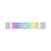 1stPlayer удължителен кабел Extension Modding Cable M/B 24PIN Addressable RGB White - NC24P-WH