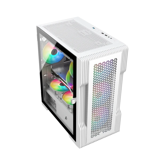 1stPlayer TRILOBITE T3 Mesh White FIxed RGB