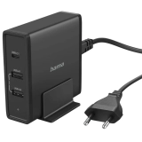 HAMA 2 x USB-A + USB-C станция - 65W