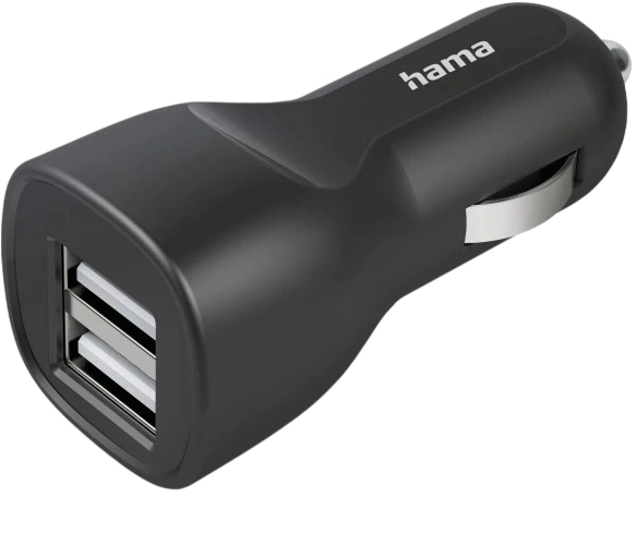 HAMA 2 x USB-A Car adapter - 12W