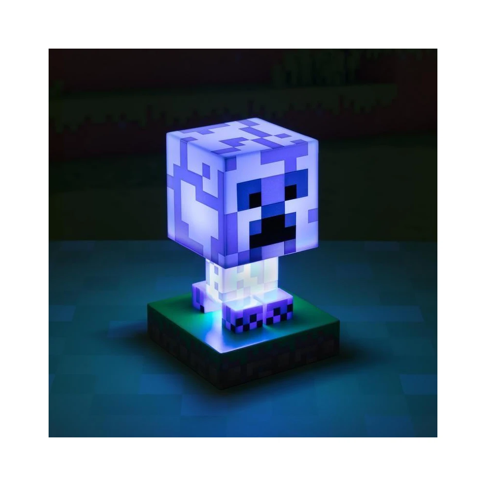Статуетка Paladone Minecraft Charged Creeper Icon Light