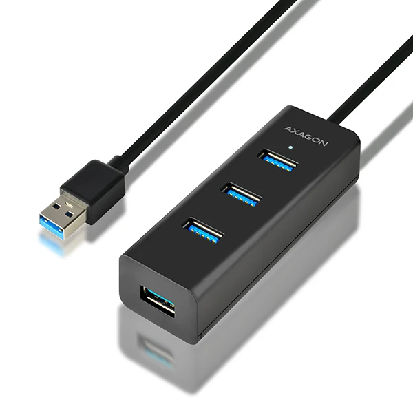 AXAGON HUE-S2BL USB3.0 CHARGING hub