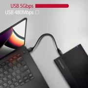AXAGON EE35-GTR USB-C RIBBED 3.5"