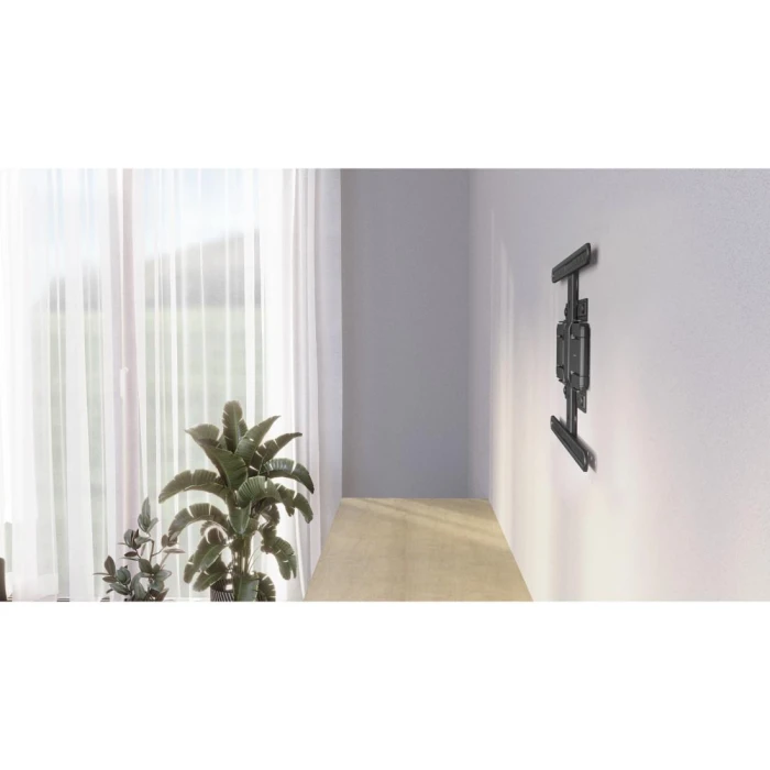 Стенна стойка за TV Hama "Ultraslim", OLED, 229 см (90"), Черна