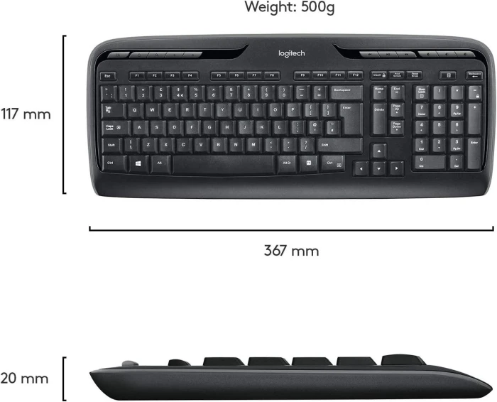 Logitech MK330 Kомплект Безжичен