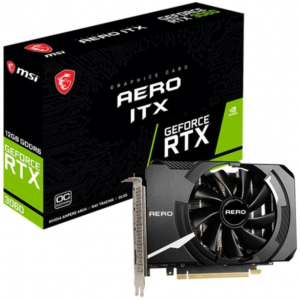MSI Nvidia GeForce RTX 3060 AERO ITX 12G OC GDDR6