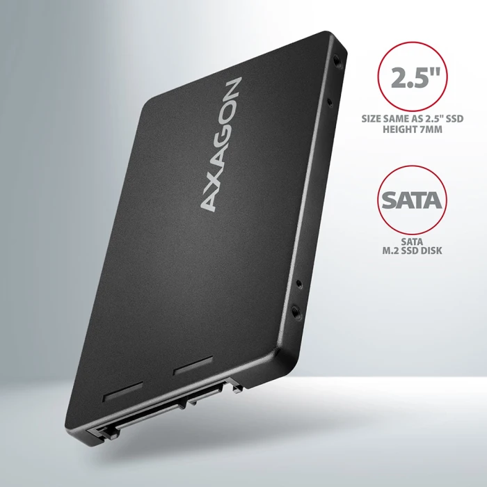 AXAGON RSS-M2B SATA M.2 box 2.5"