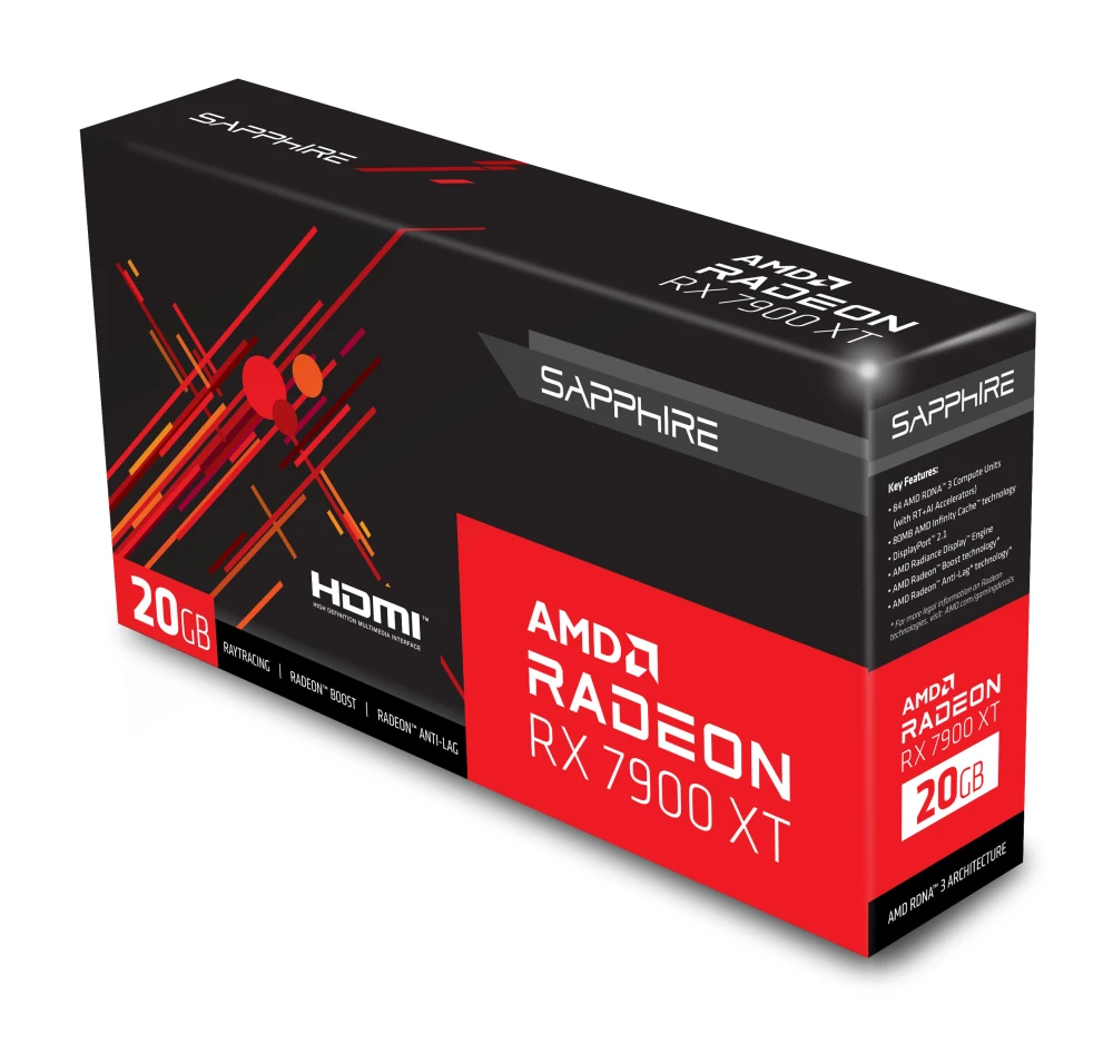 Sapphire RADEON RX 7900 XT Founders Edition 20GB GDDR6