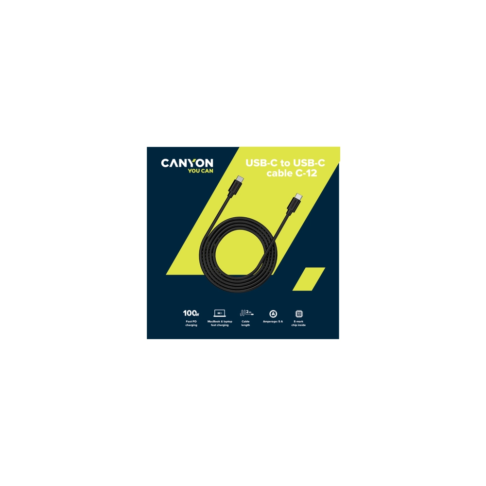 CANYON USBC12B - USB-C to USB-C 2m