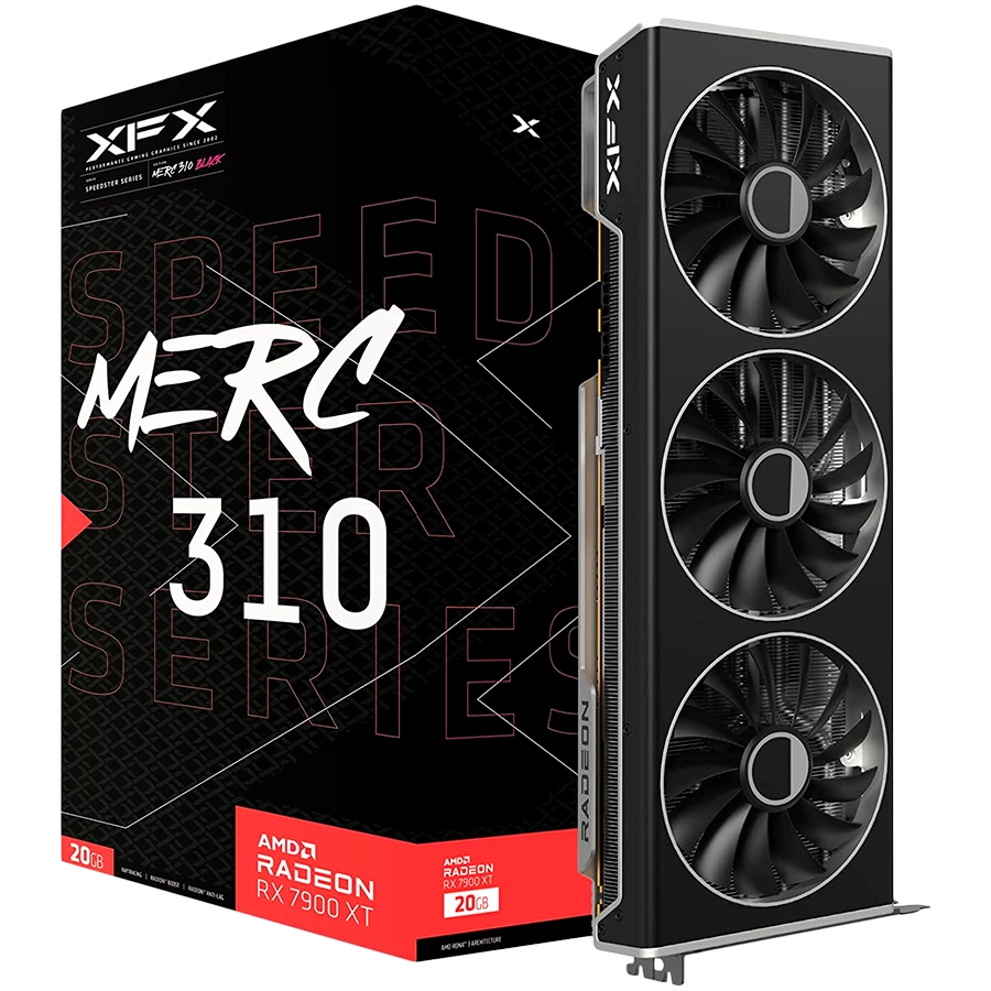 XFX Radeon RX 7900 XT Speedster MERC310 Black 20GB GDDR6
