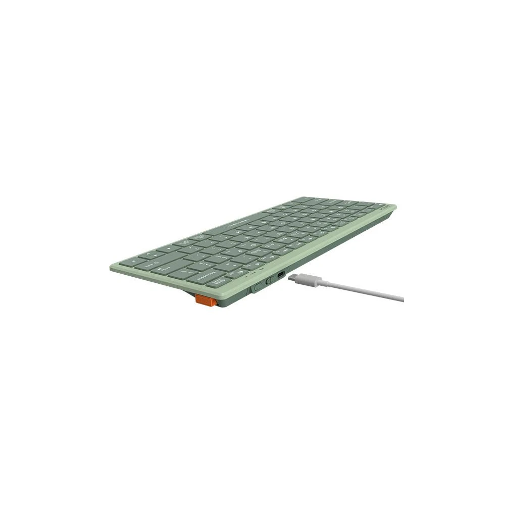 Безжична клавиатура A4TECH FBX51C FStyler, Bluetooth, 2.4 GHz, USB-C, Кирилизирана, Зелен