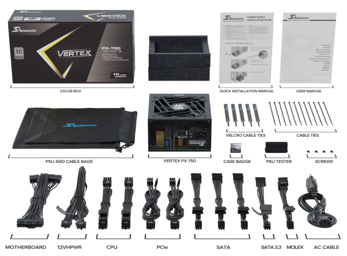 Seasonic VERTEX PX-750 Platinum 750W